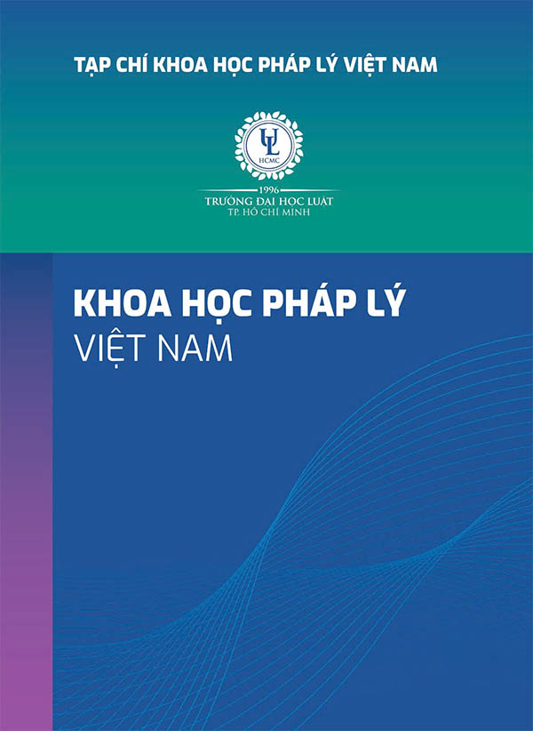 Bìa Tạp chí Khoa học Pháp lý Việt Nam